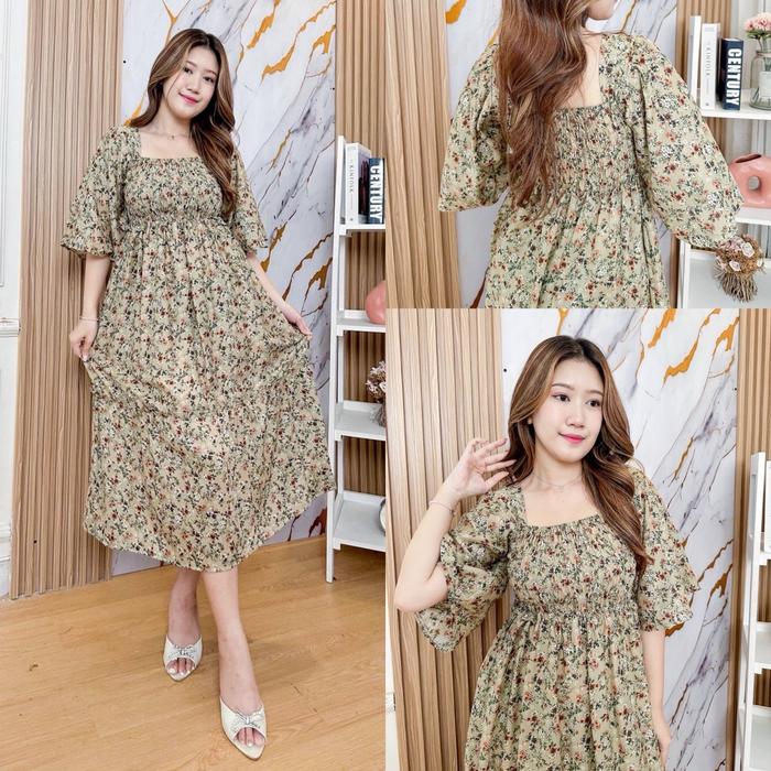 DASTER REVA // Dress Reva // Daster Bali Panjang // Daster Smoke // Daster Rayon // Daster Jumbo // 