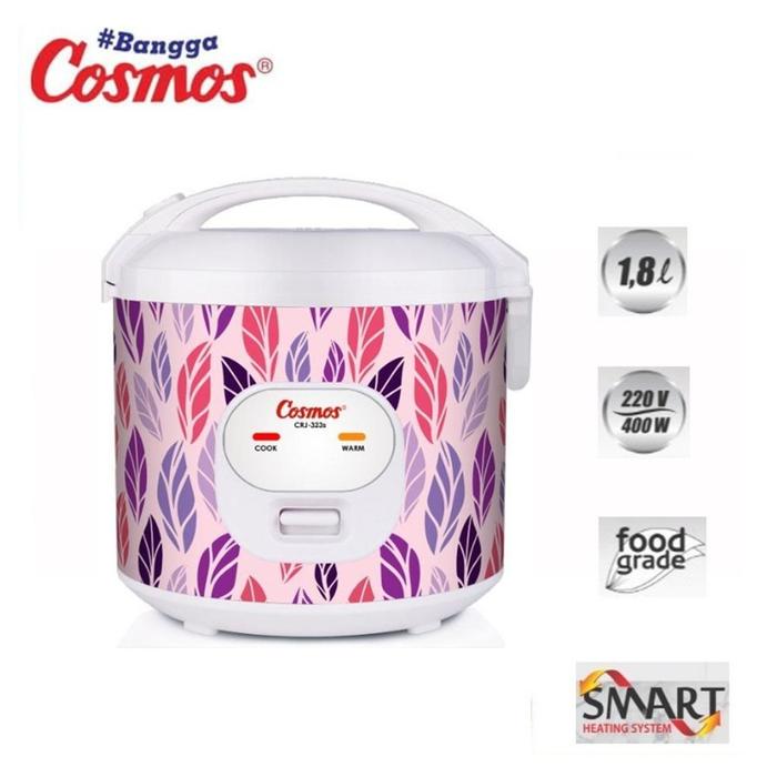 Cosmos Rice Cooker 1.8L CRJ-323S 3-in-1 Ungu