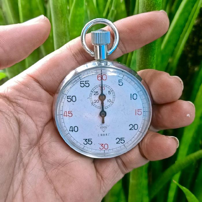 Jam Stopwatch Analog Diamond Original