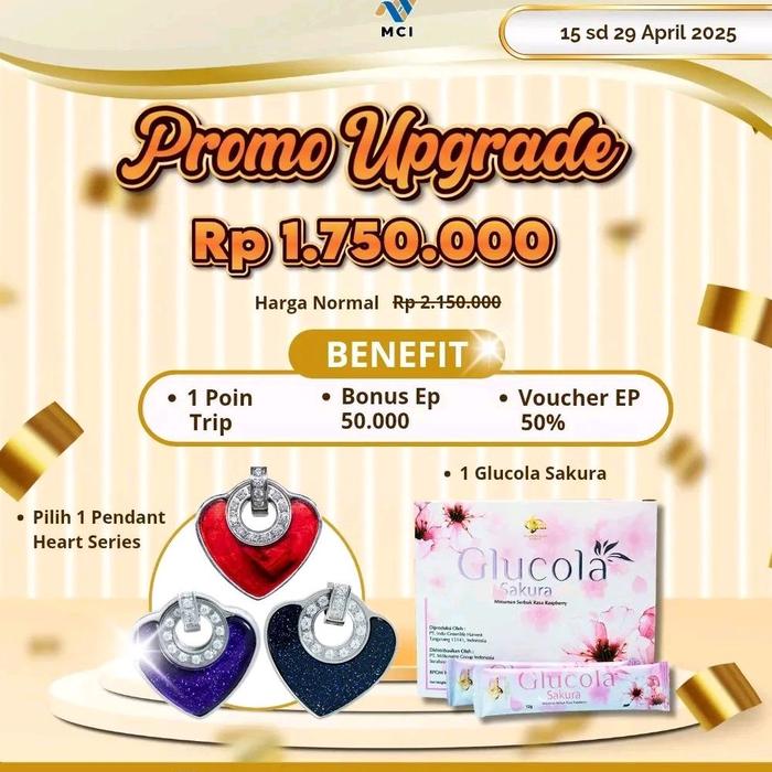 PAKET UPGRADE MEMBER MCI PROMO TERBATAS ORIGINAL MCI
