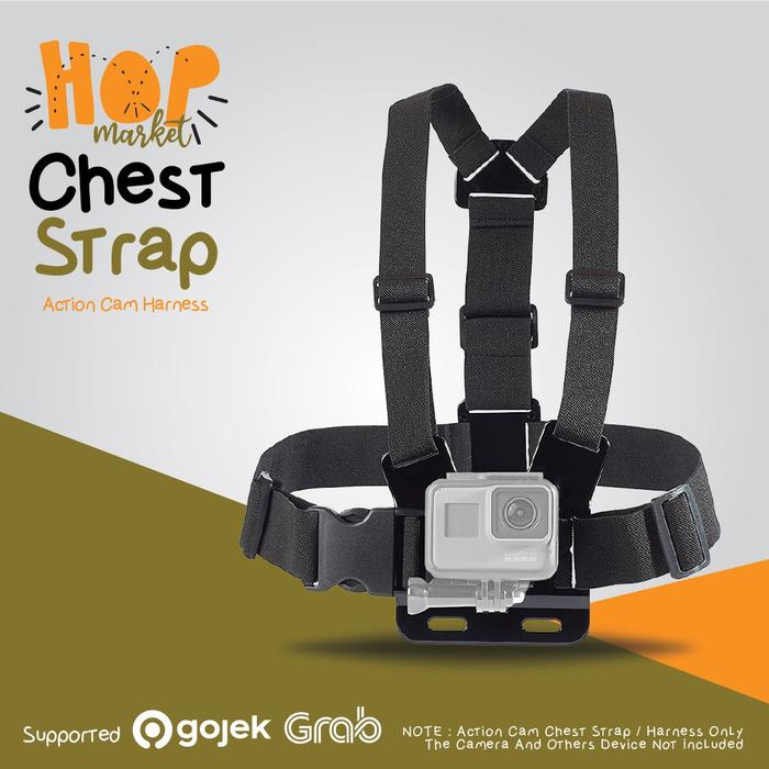 Action Cam Chest Strap for GOPRO HERO / XIAOMI YI / BRICA B-PRO & DJI OSMO Action Camera Etc
