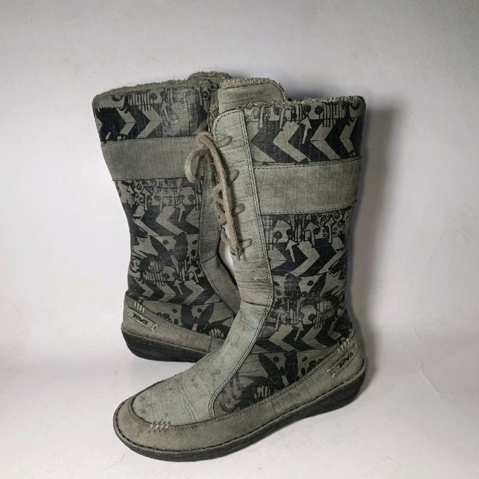 Teva original leather winter boot 37 size woman shoes
