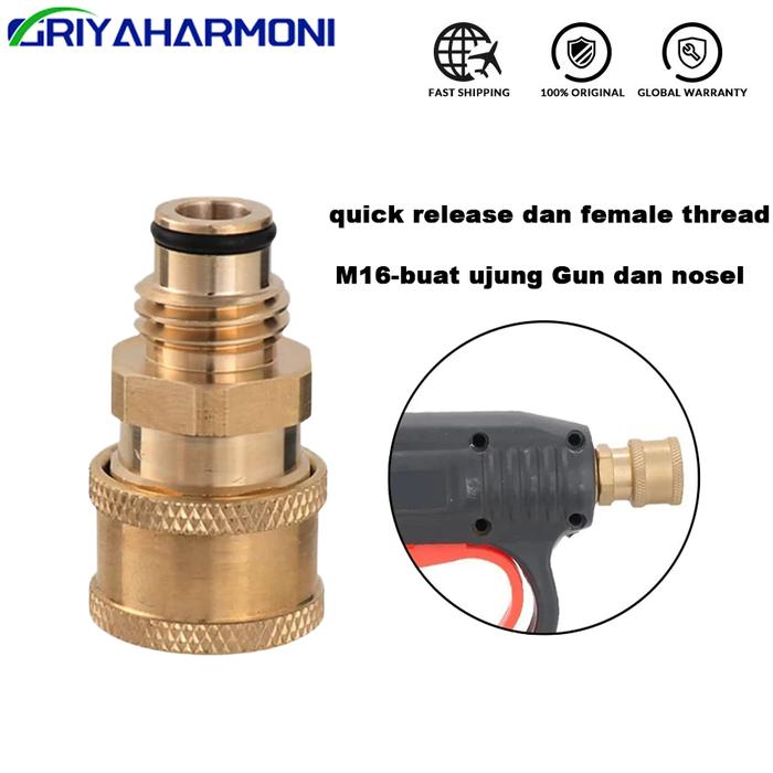 【Cod】Quick Release Jet Washer 1/4 Quick Release Jet Cleaner Untuk Pressure Washe