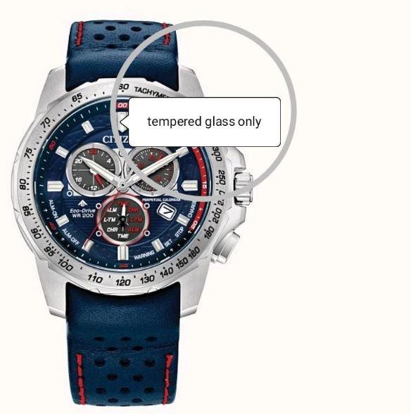 nnn tempered glass untuk CITIZEN PROMASTER MX BL5571-09L BL5571 BL 5571 09L anti gores jam tangan te