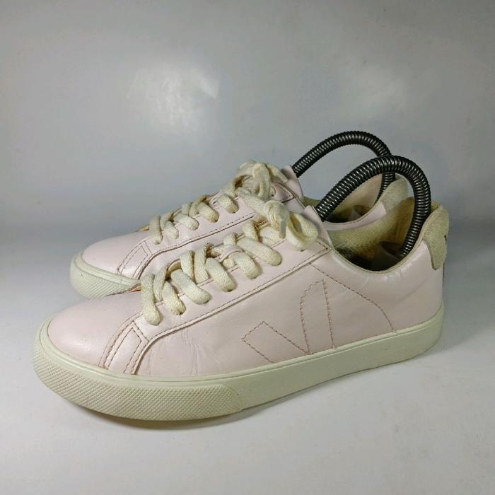 Veja original leather sneakers 36 size woman shoes