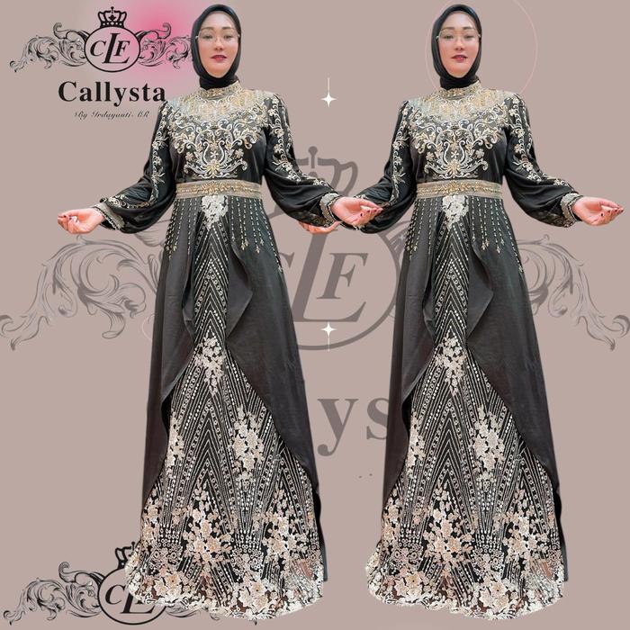 Baju Pesta Elizabeth 30130 Gamis Muslimah Wanita.