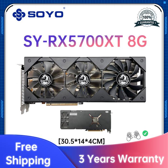 SOYO AMD RX5700XT 5500XT 6600XT 8G graphics card GDDR6 video memory