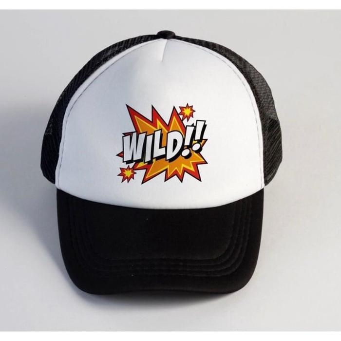 TOPI TRUCKER WILD TERBARU 2023 Topi _Murah Topi Pria Distro Original Keren 2022-2023 Murah Topi Pria