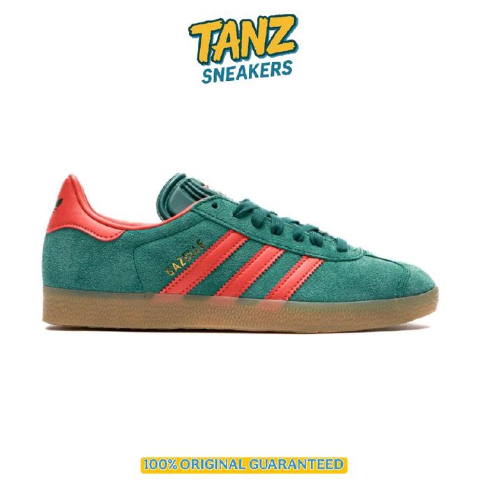 SEPATU CASUAL ADIDAS GAZELLE COLLEGIATE GREEN IG6200 ORIGINAL RESMI