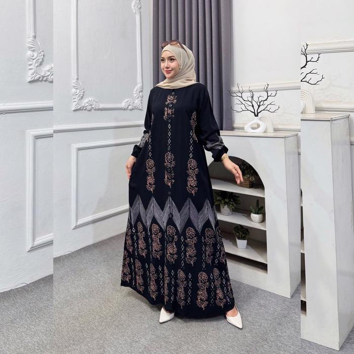 NEW K LITAS TERPERCAYA ( M L L L ) Gamis Twill Rayon Premium Pekalongan GAMIS JUM BUSUI TERBARU 2025