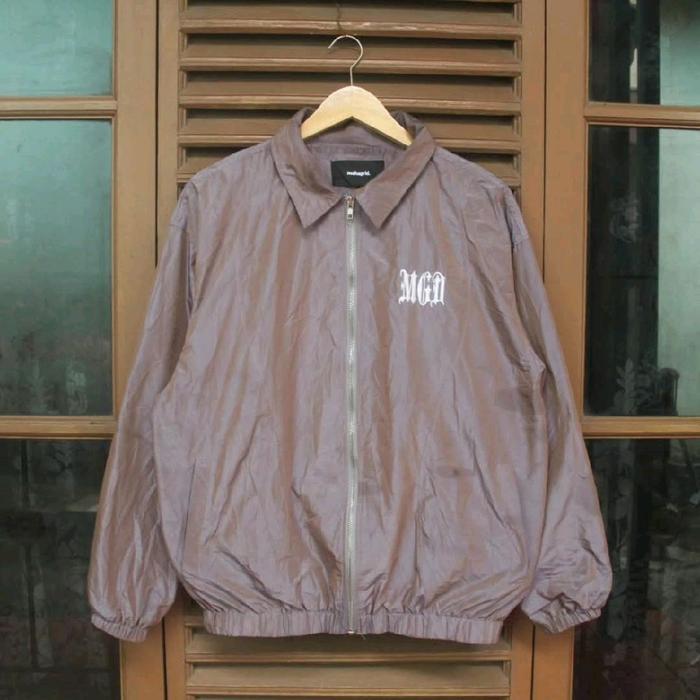 Jaket Casual Pria Mahagrid Iridescent Zip Up