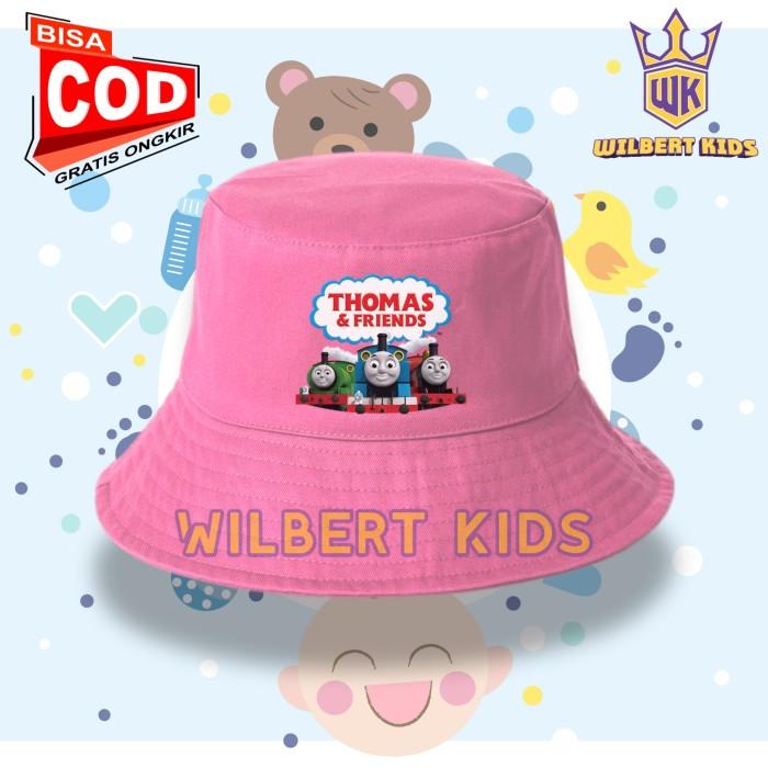 DESKON! TOPI ANAK THOMAS AND FRIENDS / TOPI BUCKET ANAK THOMAS AND FRIENDS
