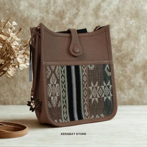 RIZ BATIK - HANA TAS TENUN MOTIF BATIK - TAS PREMIUM WANITA, SHOULDER BAG, SLINGBAG, TAS WANITA, TAS