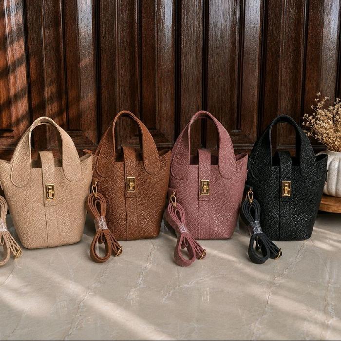 Tas Selempang Wanita Picotin Lock Kulit Premium 16x20x13cm / HAND BAG PICOTIN LOCK TAS FASHION KOREA