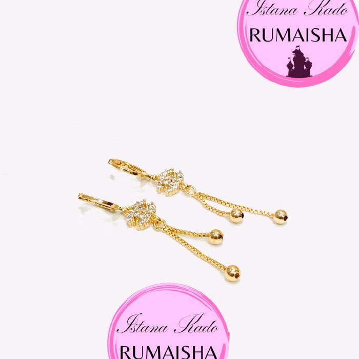 Anting Jurai Panjang Korea Titanium untuk Remaja dan Wanita Dewasa Viral Earrings