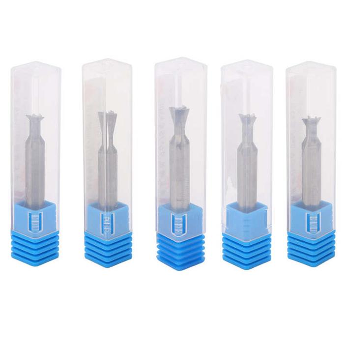 Dovetail Bit 2in Long 6mm Dia Shank Dovetail Router Bit Carbide for