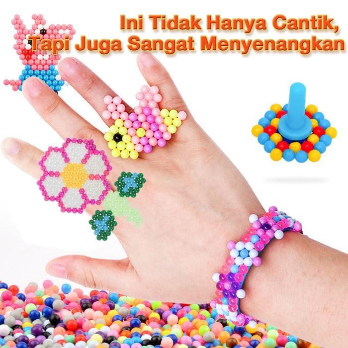 LIMITED EDITION [TATAJOY] Magic Water Beads 6000pcs - Mainan Edukasi Anak DIY Manik Manik Air Tanpa 