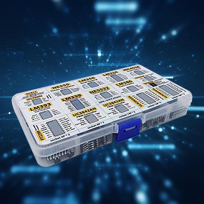 150 Pcs Opamp Oscillator Timer Optocoupler IC Pwm IC Chip Assortment