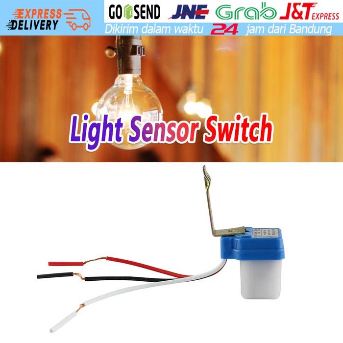 10A AS-2210 Photocell Fotosel Sensor Cahaya Lampu LED Saklar Otomatis Siang Malam