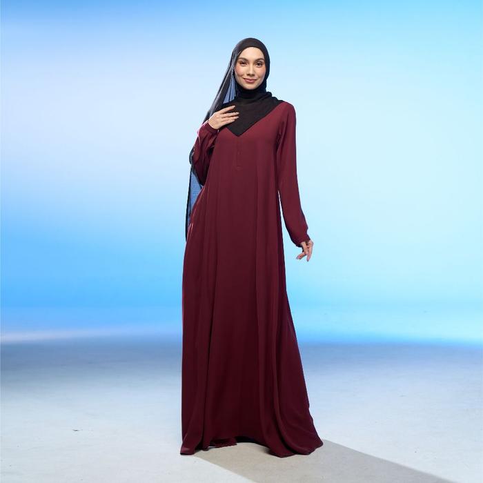 ZB - New Plain Hara Dress - Gamis Harian Muslimah Trendy