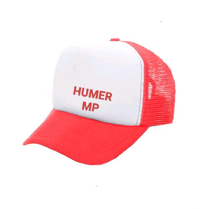 HUMER MP Topi Baseball Merah Putih dengan Desain Unik dan Nyaman untuk Pengguna