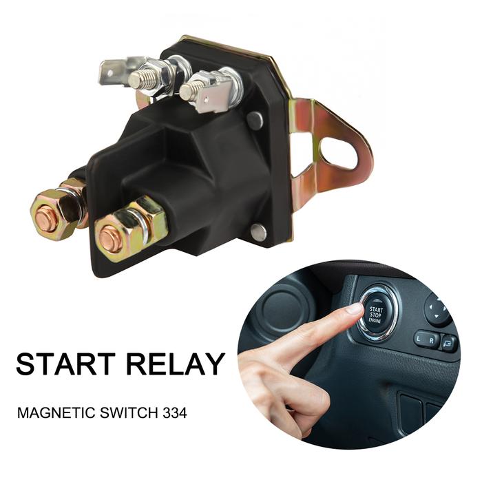 12VDC Starter Mobil Arus Tinggi Relay Kuningan Starter