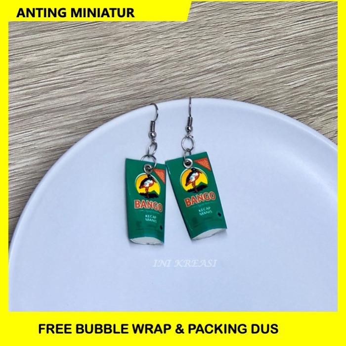 MINIATUR PRODUK ANTING KECAP BANGO POUCH REFIL