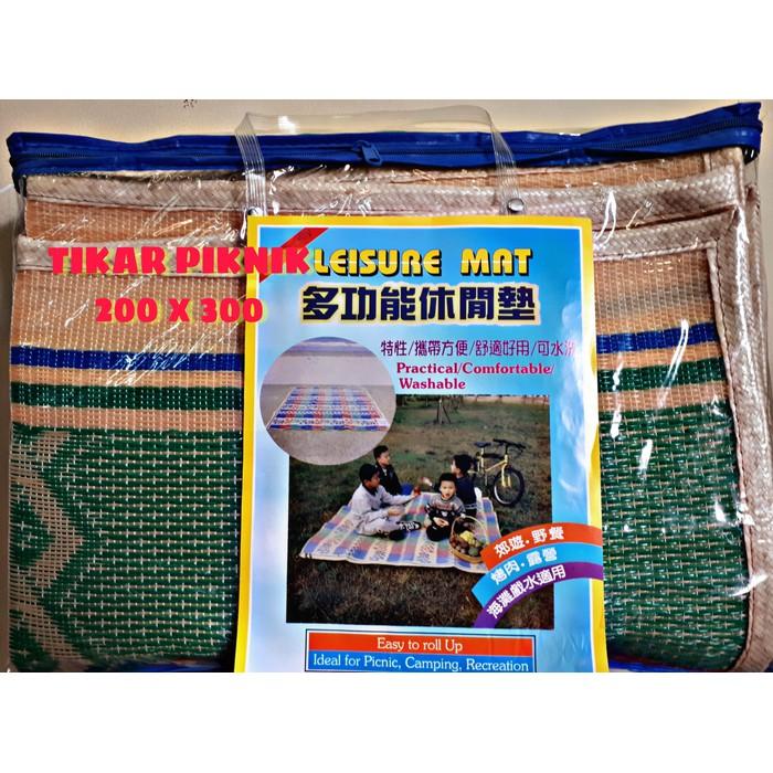 Tikar Piknik Plastik / Tikar Plastik Leisure Mat - uk 2x3