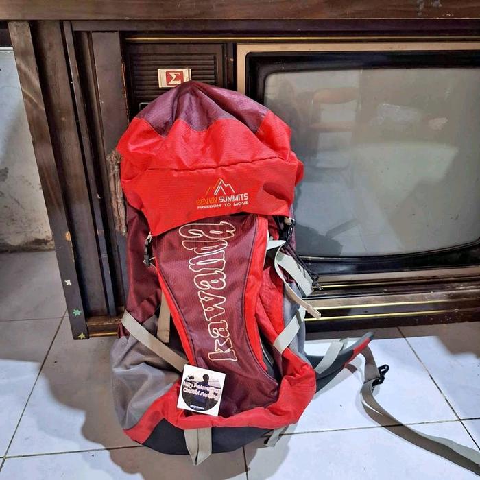 NO COD BACA DESKRIPSI! TAS GUNUNG KAWANDA 40L SECOND LIKE NEW MURAH. CARRIER BAG OUTDOOR TAS TREKKIN