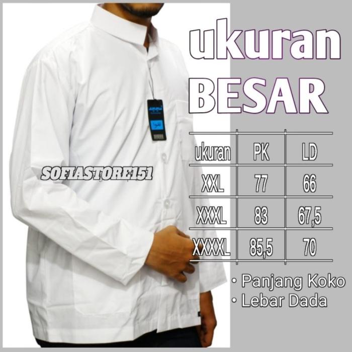BAJU KOKO AMMU UKURAN BESAR / KOKO JUMBO / KOKO AMMU XXL XXXL XXXXL MURAH