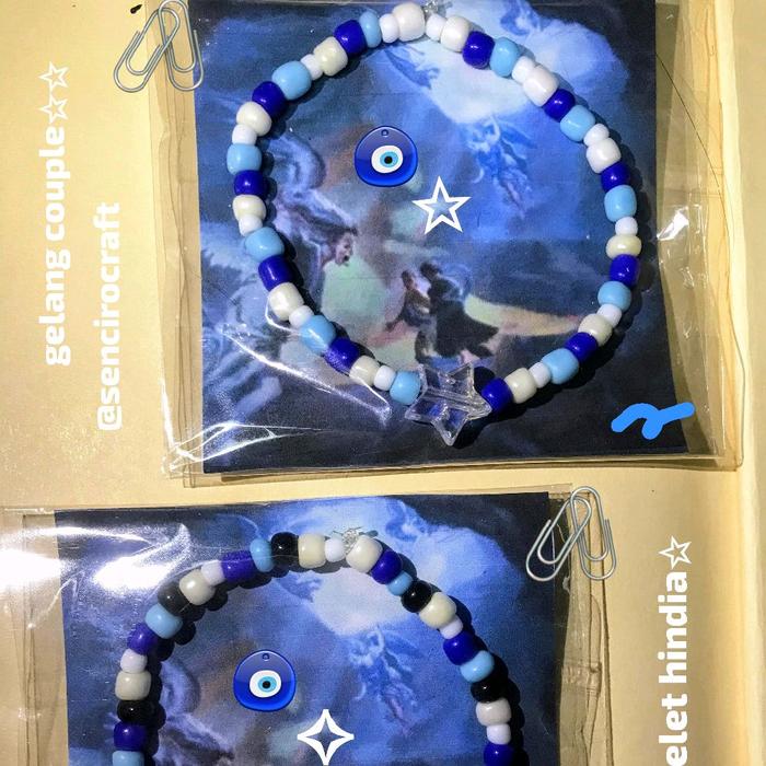 gelang couple cowo cewe|bracelet hindia|barbie simpleෆ˚ ziyu bracelet sipaku