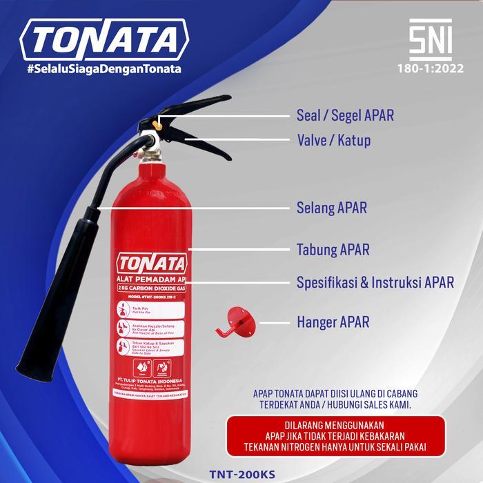 Flash Sale / Alat Pemadam Api Tonata Sni / Apar Karbondioksida 2 Kg