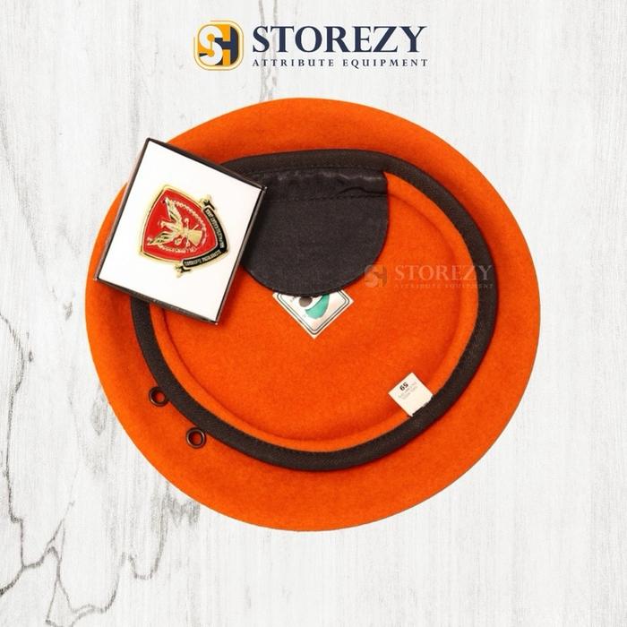 Topi Baret KACAMATA KOPASGAT Emblem Premium