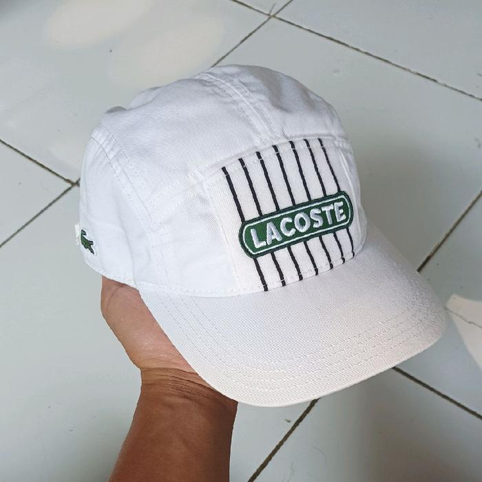 topi lacoste pemakaian ceper