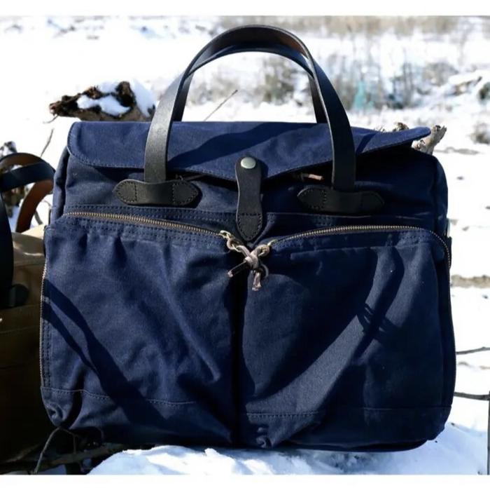 BIG SALE Tas briefcase like Filson navy