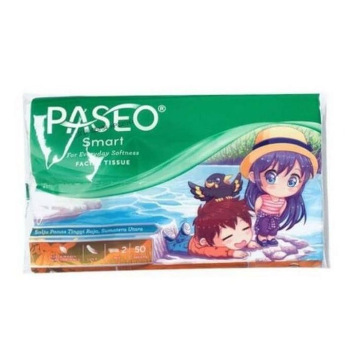 5 pcs Tissue PASEO Smart Travel Pack 50 Sheets / Tisu Kering PASEO 50 Lembar