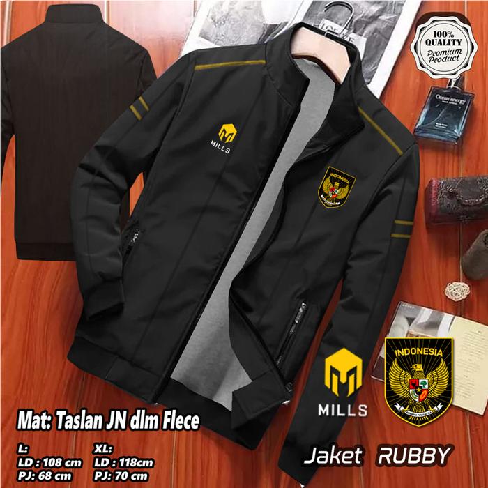 JAKET TIMNAS MILLS TERBARU BISA COD BAHAN PARASUT