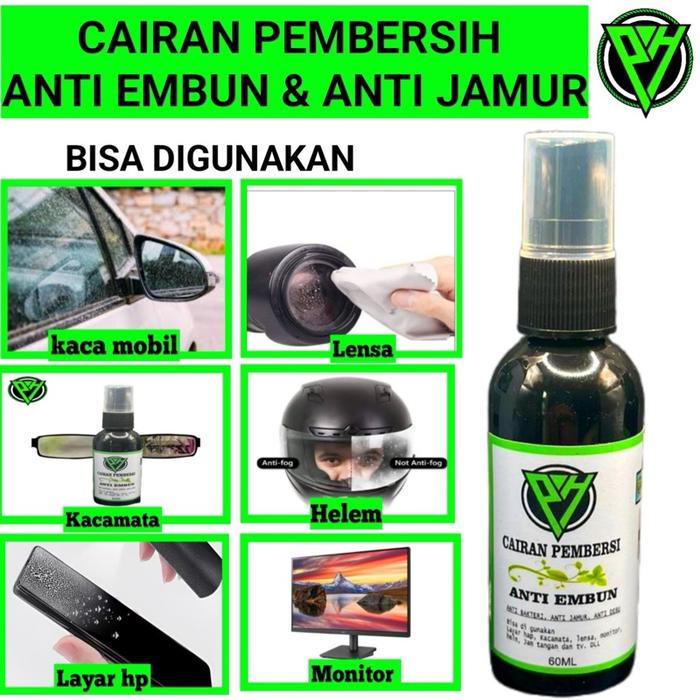 (Anti Embun) Cairan pembersih kacamata - lensa - layar hp