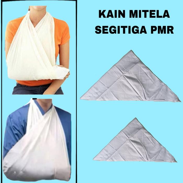 KAIN MITELA SEGITIGA PMR/KAIN SEGITIGA PMR BAHAN KATUN