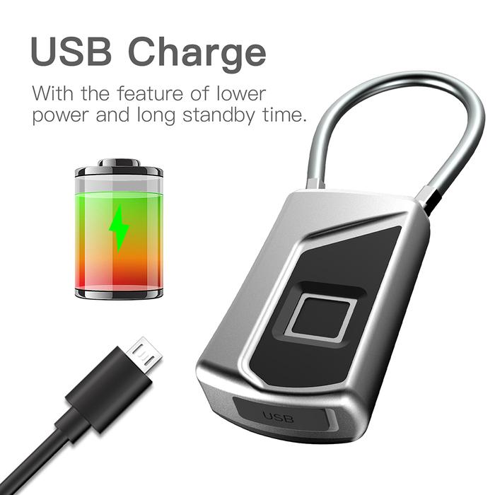 Intelligent Fingerprint Lock Portable Drawer Safety Lock Keyless