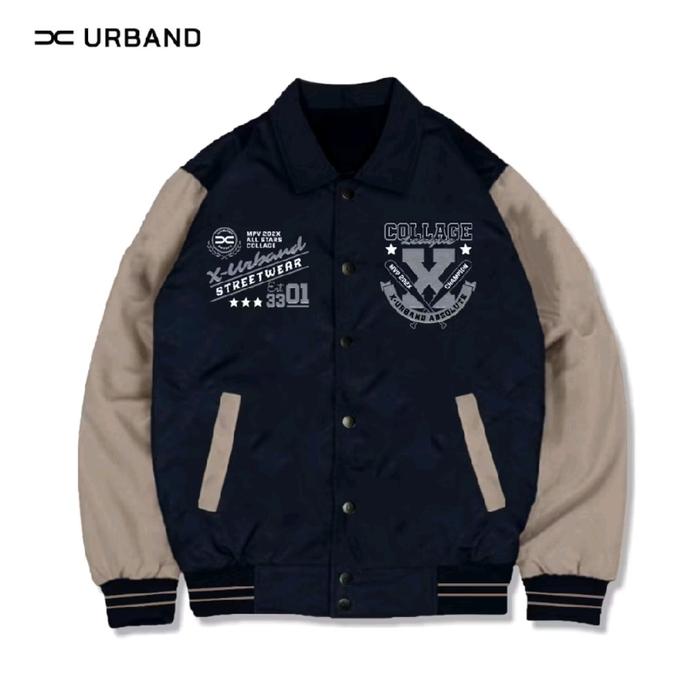 x urban absolute jaket varsity sherpa Kragh scott Pria Casual Distro