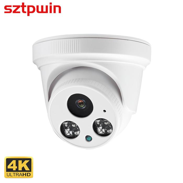 4K 8MP Dome POE IP Camera H.265 CCTV IP Camera ONVIF Face Detection