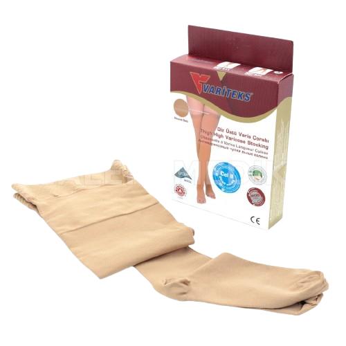VARITEKS - 904 THIGH STOCKING SILICONE (Closed Toe) / Stocking Varises / Stocking Variteks
