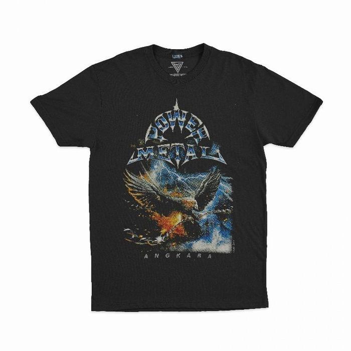 [HOT] Tshirt Power Metal - Angkara Bahan tebal 24S premium