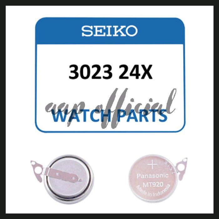 Baterai Jam Tangan 3023 24X Kapasitor Watch Parts 3023 24X