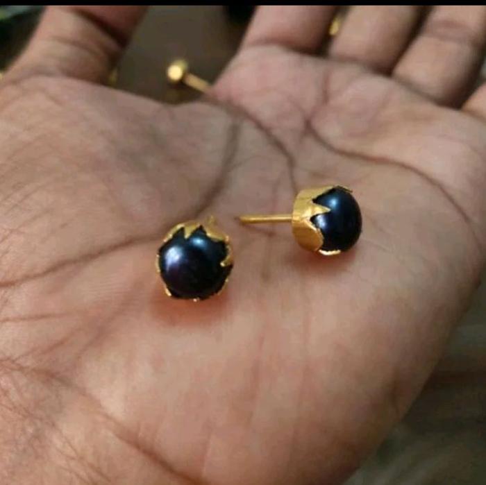 Giwang Emas Mutiara Lombok Lapis Emas 24 Karar