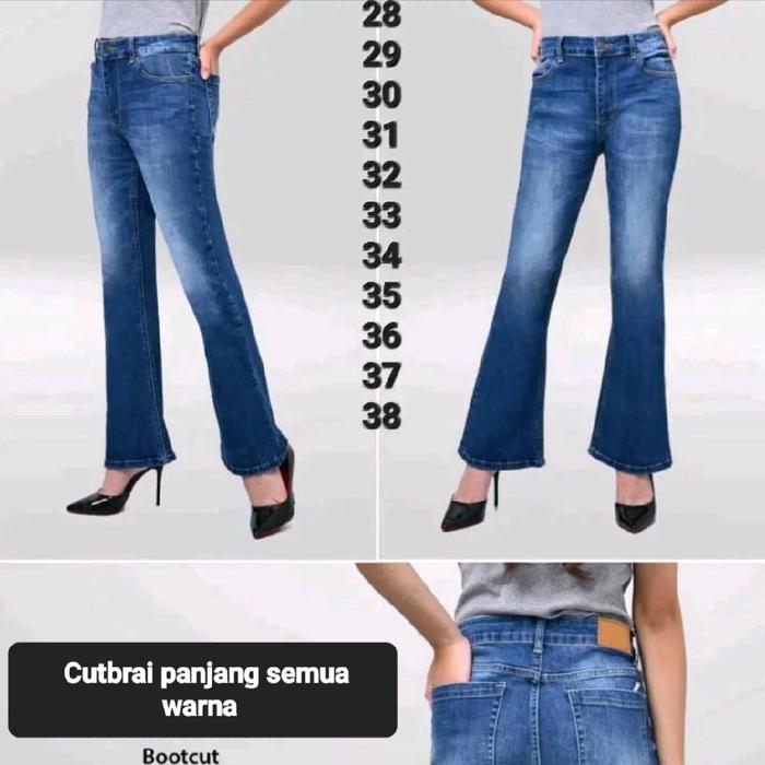CELANA JEANS FELINO CUTBRAY PANJANG(jg celana 97cm /tinggi badan 150 keatas) SEMUA WARMA