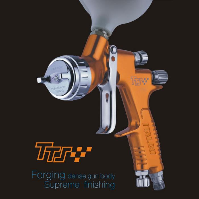 High Efficiency Spray Gun USA Italco TTS HVLP Spray Paint Gun 1.3mm
