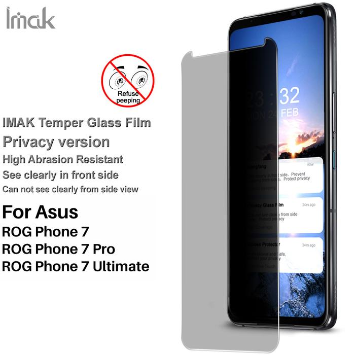 Tempered Glass Asus ROG Phone 7/Pro/Ultimate IMAK Privacy Anti Spy Screen Protector
