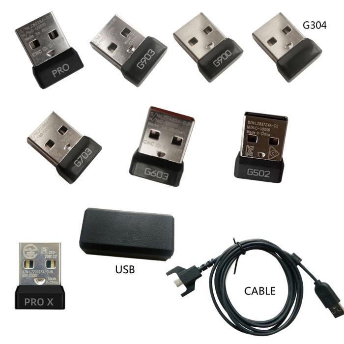 2.4Ghz USB Wireless Dongle Receiver USB Adapter for Logitech G502